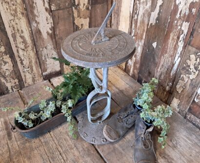 iron sundial garden decorative