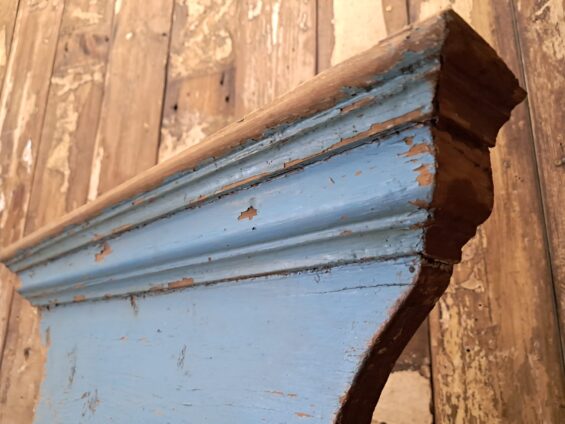 painted wooden display shelf furniture storage