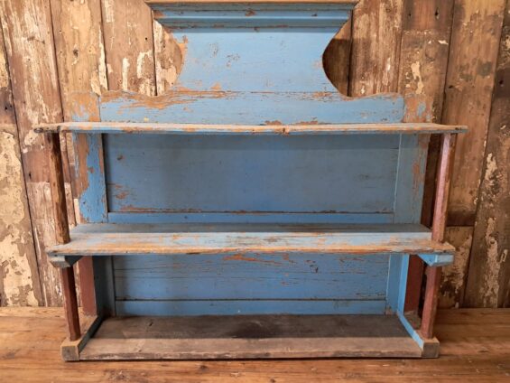 painted wooden display shelf furniture storage