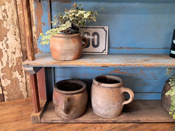 painted wooden display shelf furniture storage