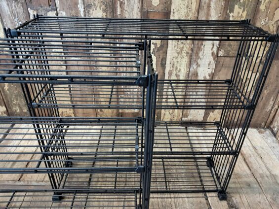 metal wire display racks furniture storage