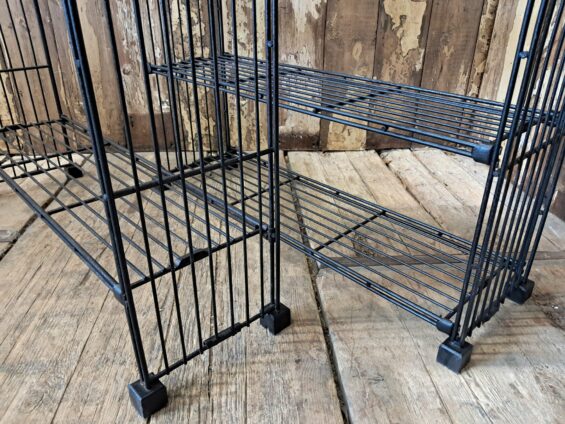 metal wire display racks furniture storage