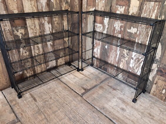 metal wire display racks furniture storage