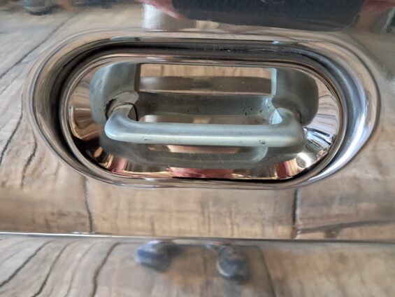 polished aluminium english rose sink unit furniture storage industrial