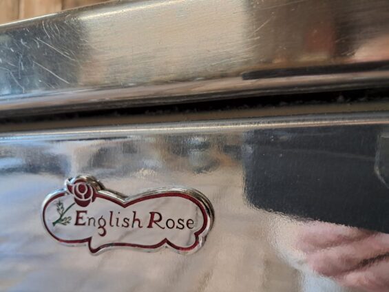polished aluminium english rose sink unit furniture storage industrial