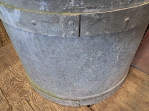 galvanised steel storage bin decorative homewares furniture storage garden