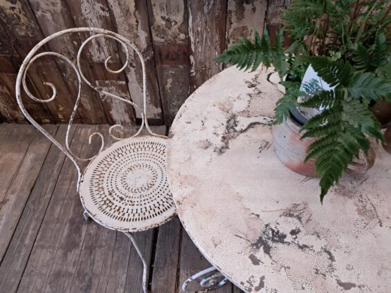 metal garden table and chairs set garden furniture