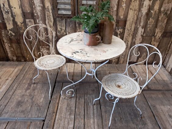 metal garden table and chairs set garden furniture