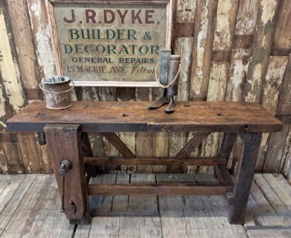 French dark wood workbench furniture tables