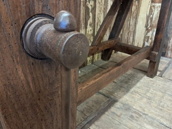 French dark wood workbench furniture tables
