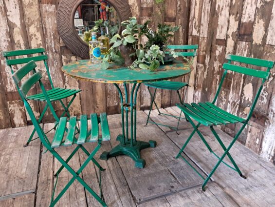 cast iron metal round table garden furniture tables