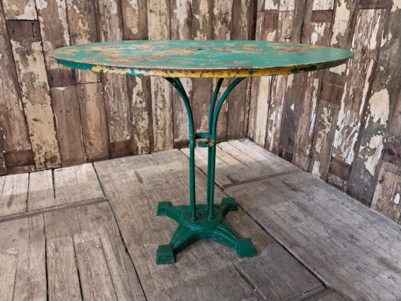 cast iron metal round table garden furniture tables