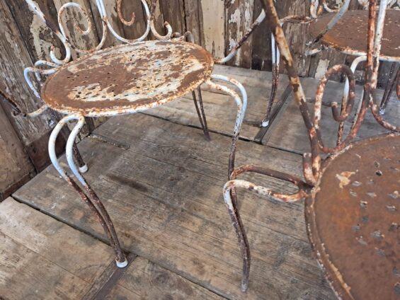 metal painted garden carver chairs garden furniture seating
