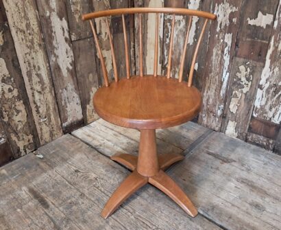 pine revolver swivel chair stool seating occasional chairs