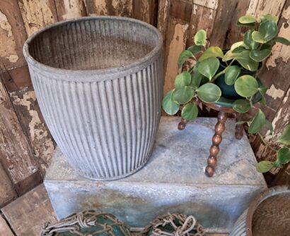 galvanised metal dolly tubs garden planters homewares