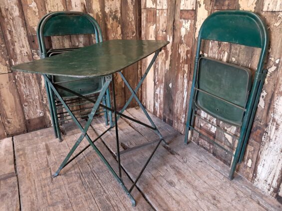metal table and chairs garden furniture