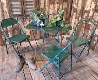 metal table and chairs garden furniture
