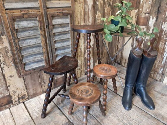 wooden stools plant stands bobbin legs hardwood decorative homewares furniture tables