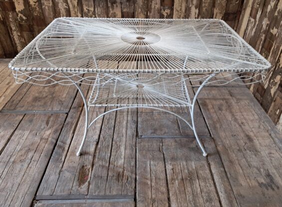 rectangular wire table furniture tables garden