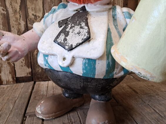 large plaster sculpture cartoon figure decorative art
