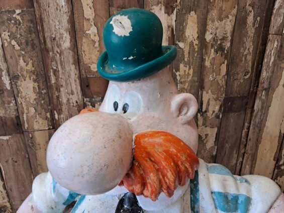 large plaster sculpture cartoon figure decorative art