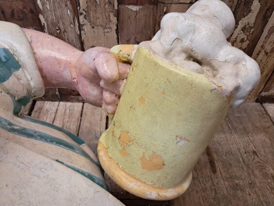 large plaster sculpture cartoon figure decorative art