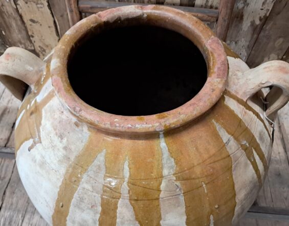 glazed terracotta spanish olive pot garden planters decorative homewares