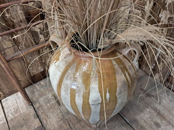 glazed terracotta spanish olive pot garden planters decorative homewares