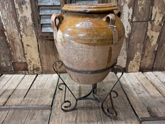 glazed terracotta spanish olive pot garden planters decorative homewares