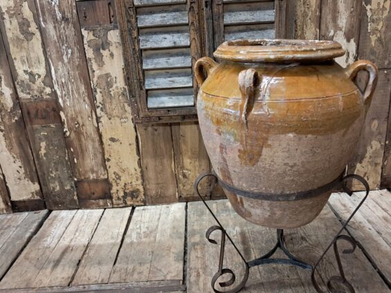 glazed terracotta spanish olive pot garden planters decorative homewares