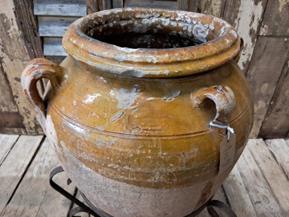 glazed terracotta spanish olive pot garden planters decorative homewares