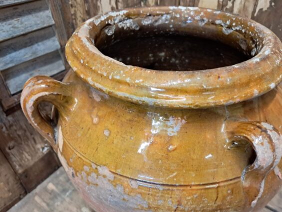 glazed terracotta spanish olive pot garden planters decorative homewares
