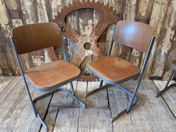 metal and wood stacking chairs seating occasional chairs industrial