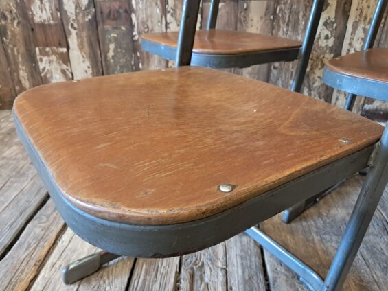 metal and wood stacking chairs seating occasional chairs industrial