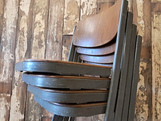 metal and wood stacking chairs seating occasional chairs industrial