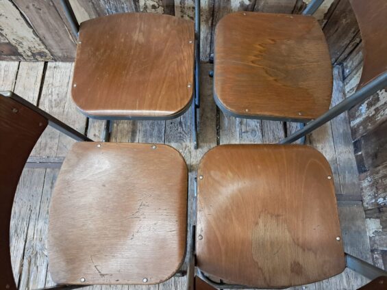 metal and wood stacking chairs seating occasional chairs industrial
