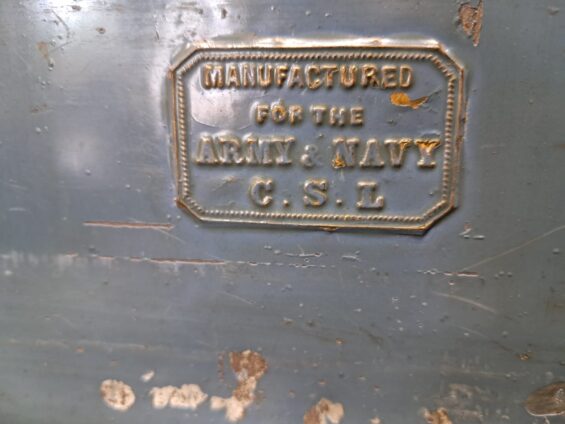 metal military writing box decorative homewares artefacts