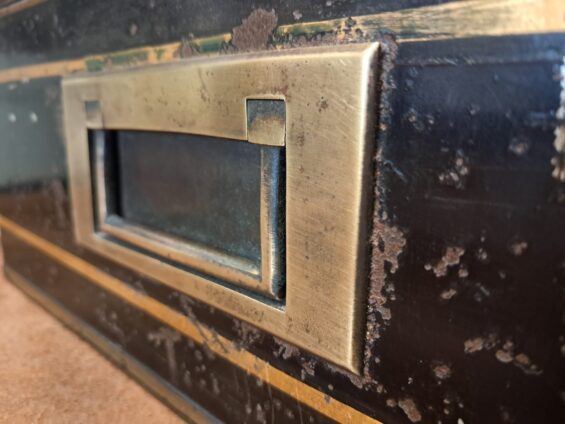 metal military writing box decorative homewares artefacts