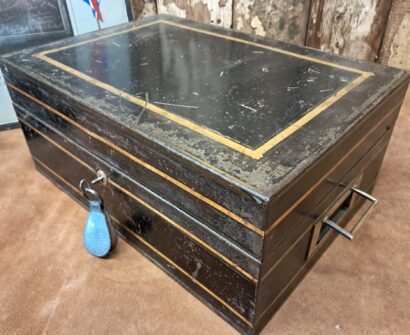 metal military writing box decorative homewares artefacts
