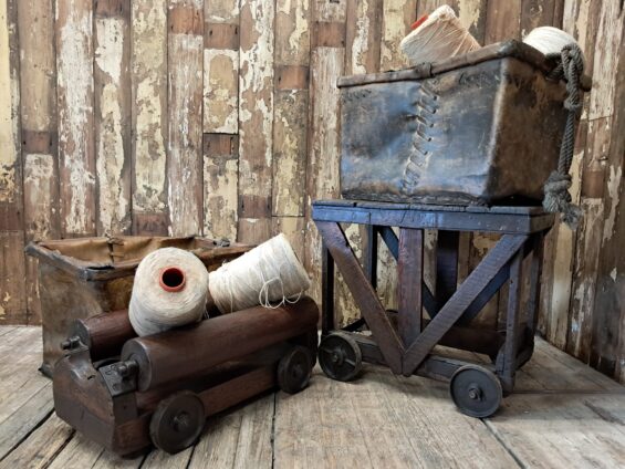 wooden wheeled mill cart furniture tables industrial
