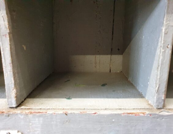 wooden pigeon holes furniture storage industrial