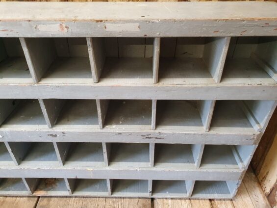 wooden pigeon holes furniture storage industrial