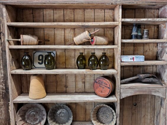 pine open shelf unit furniture storage