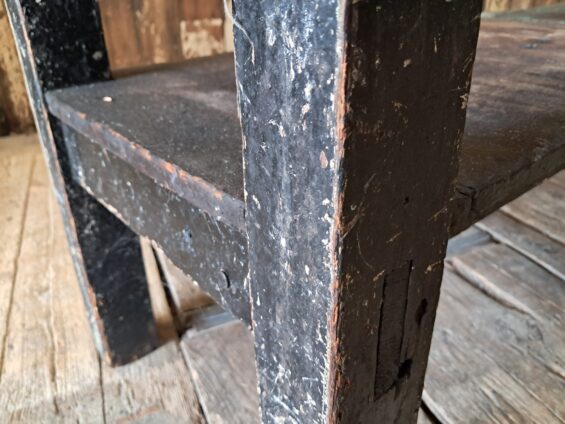 large wooden workbench furniture tables industrial