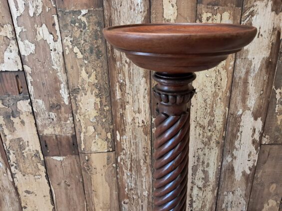 mahogany display stand pedestal torchere decorative homewares