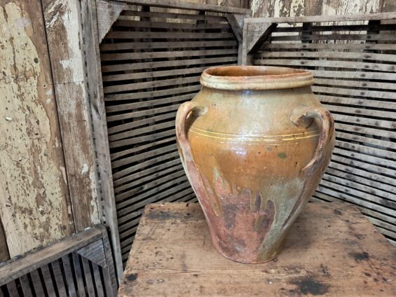 glazed terracotta spanish olive pot garden planters decorative homewares