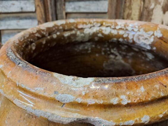 glazed terracotta spanish olive pot garden planters decorative homewares