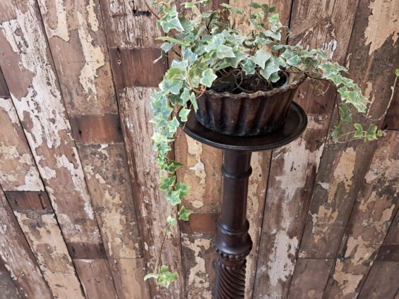 mahogany display stand pedestal torchere decorative homewares