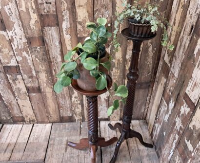 mahogany display stand pedestal torchere decorative homewares