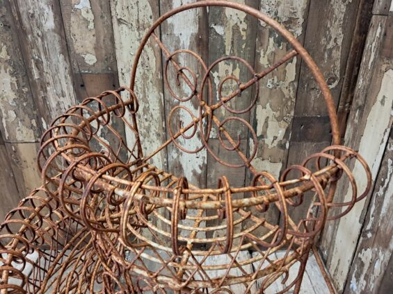Victorian ornate metal etagere garden furniture planters decorative